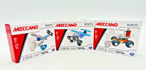 Meccano bolts erector sets - bolts,