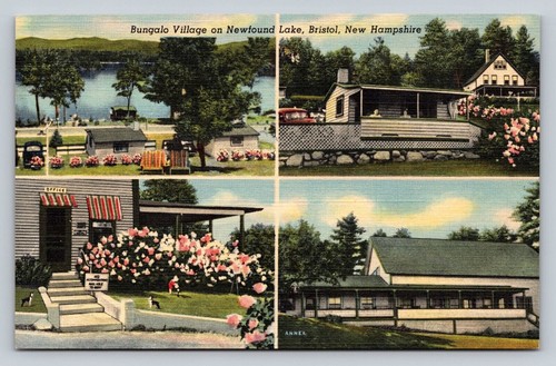 Lakeside cabins old postcard - lakeside,