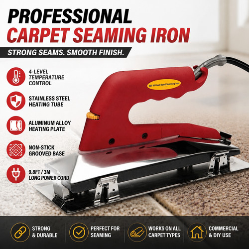 Heat seaming iron carpet - iron,
