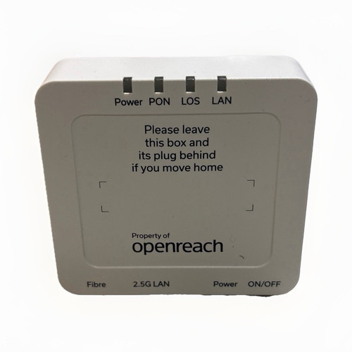 Openreach fibre modem ont - openreach,