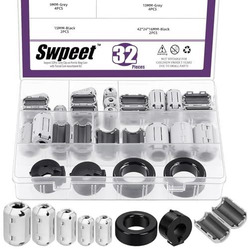32pcs sizes grey clip on - sizes,