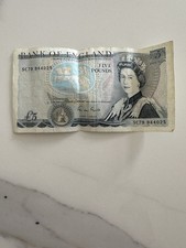 Bank of England Old £5 Pound