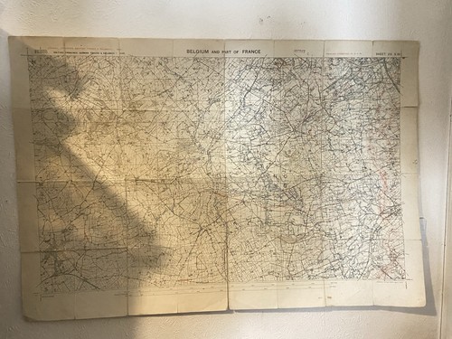 Ww1 trench map - trench, deulemont