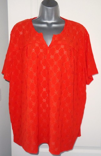 Damart ladies orange broderie - ladies,