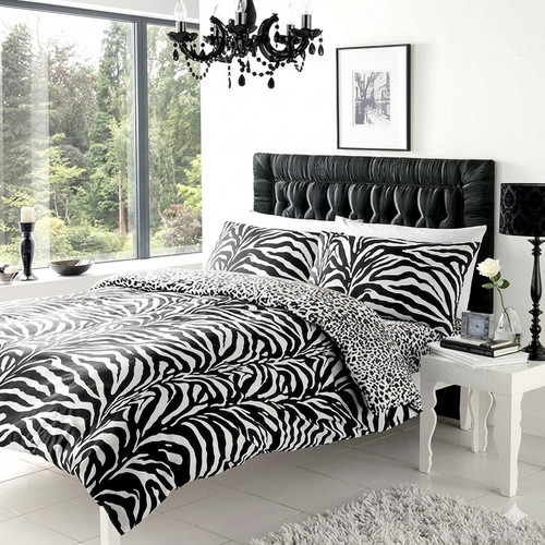 Zebra skin duvet quilt cover - duvet,
