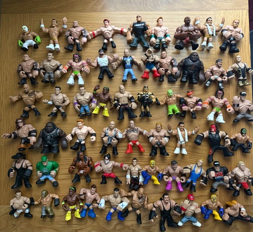 58x wwe rumblers mattel - mattel, mini
