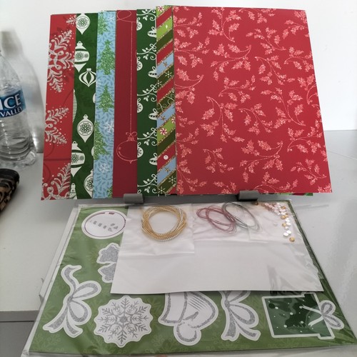 Christmas card making kit 7 - card,