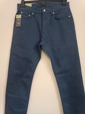 M&S Mens Blue Stretch Smart