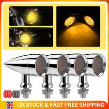 Chrome motorcycle turn signal - motorcycle,