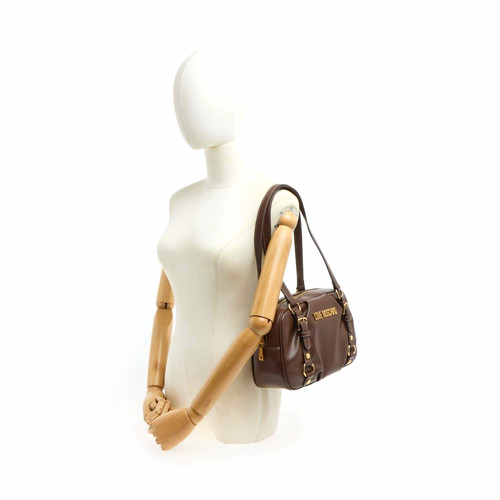Love moschino brown leather - love,