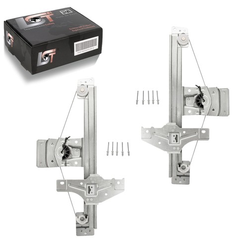 Window regulator set rear - 2x,