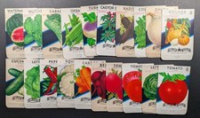 Vintage (Lot of 20) Vegetables