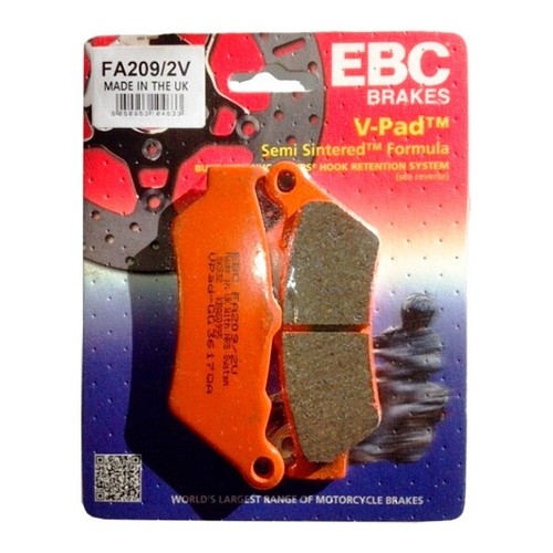 Fa209 ebc brake pads fit - brake,