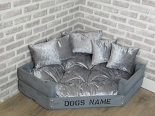 Large Personalised Grey Corner