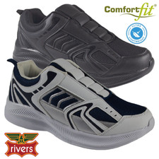 MENS MEMORY FOAM SLIP ON WALKING RUNNING JOGGING SPORTS GYM TRAINERS SHOES PUMPS