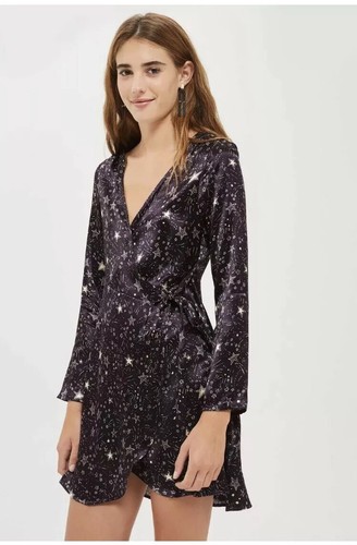 Topshop size star print - star, wrap