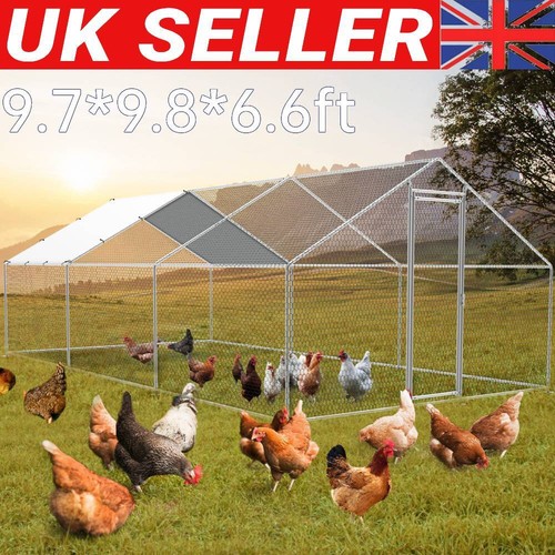 Large chicken coop metal - large,