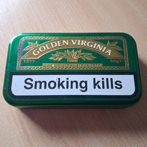 Golden virginia empty tobacco - virginia,