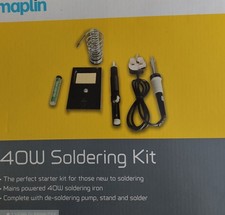 Maplin mains -powered  40W Soldering Kit - unused but box opened