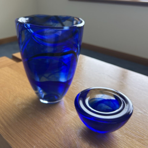 Kosta boda blue art - blue, set
