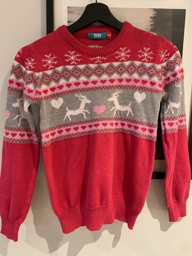 Girls pink christmas - christmas, reindeer