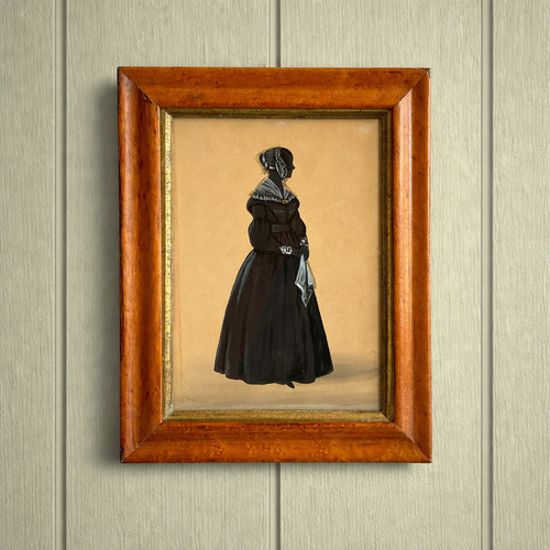 Antique georgian silhouette - antique,