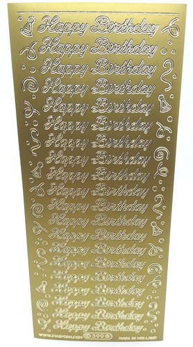 Peel off stickers - , 'happy