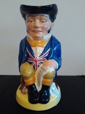 Vintage LARGE Staffordshire Ware Kent 10" TOBY JUG - BUDGET - Rare?!!