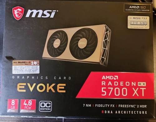 Msi radeon 5700 - xt, evoke