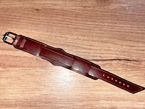 15mm wax leather - , handmade