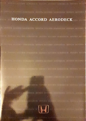 Honda accord aerodeck brochure - accord,