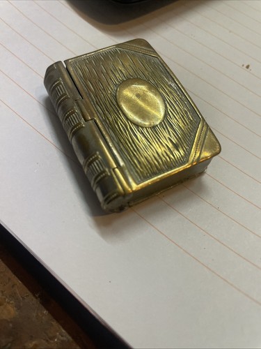 Antique vesta stamp case - stamp,