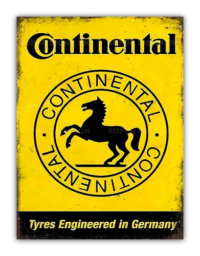 Continental tyres style - continental, metal