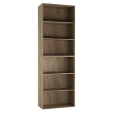 Wide 6 Tier Book Shelf Deep Bookcase Storage Cabinet Display Dining Living Room