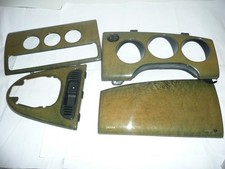 JAGUAR XK8 XKR X100 WOOD SET VENEER DASH PANEL  RARE GREEN BIRDS EYE MAPLE
