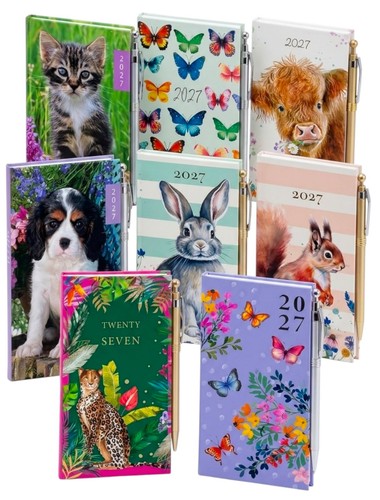 2027 slim diary week - 2027, view