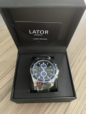 MEN’S LATOR CALIBRE 4971 CHRONOGRAPH WATCH, 46mm Face… Stunning