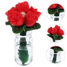  Potted Roses Artificial