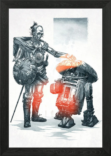 And 3po framed wall - and,