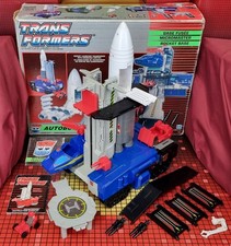 Vintage Hasbro Transformers G1 Micromaster Rocket Base Countdown Complete w/Box