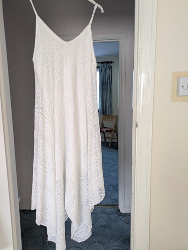 Dress white lace - white,