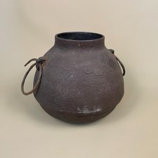 Antique Cast Iron Cauldron Pot