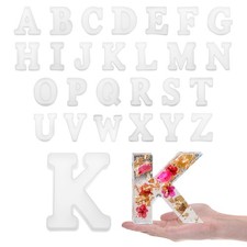 26pcs Large Letter Resin