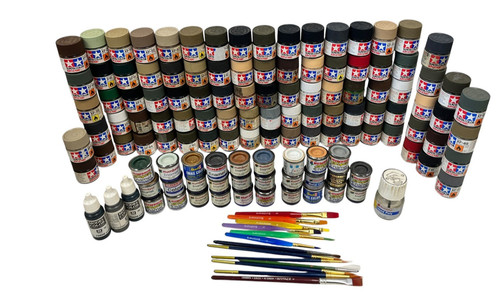Tamiya color acrylic paints - paints, x
