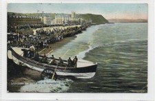 LAUNCHING THE LIFE BOAT AT