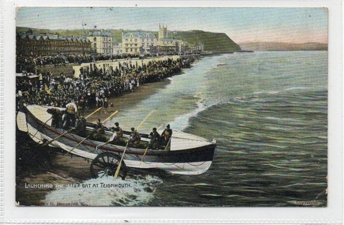 Launching the life - boat, at