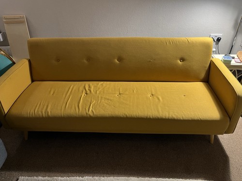Seater mustard sofa - seater,