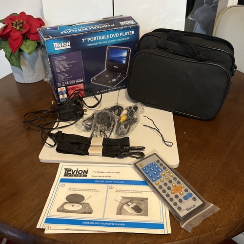 Tevion black portable - portable, dvd