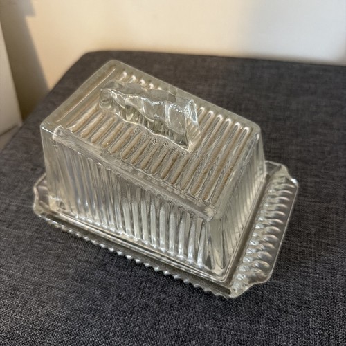 Vintage art deco - clear, glass