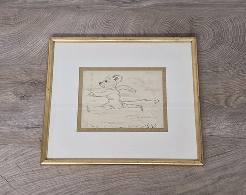 Antique pen and ink drawing - pen,